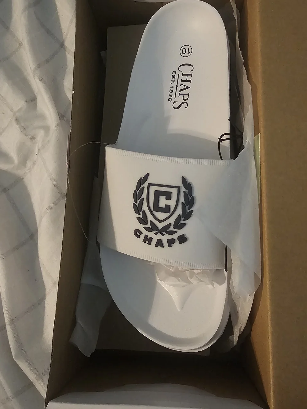 NWT Chap's Mens Stowe Slide Sandal